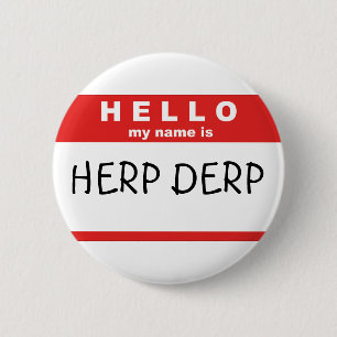 Hallo ist mein Name Button