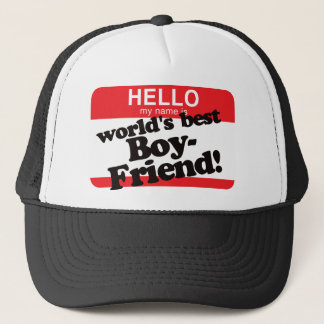 Hallo ist mein Name der beste Freund der Welt Truckerkappe