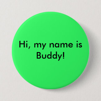 Hallo, ist mein Name Freund! Button