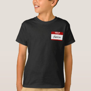 Hallo ist mein Name Kamron (rot) T-Shirt