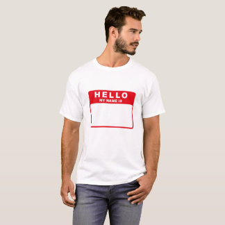 Hallo, ist mein Name (Rot) T-Shirt