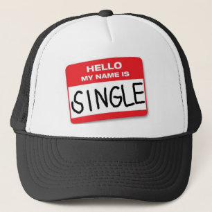 Hallo ist mein Name Single-Hut Truckerkappe