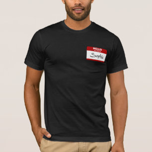 Hallo ist mein Name Sophie (rot) T-Shirt