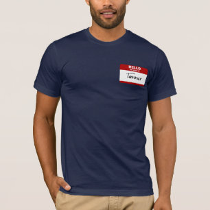 Hallo ist mein Name Tanner (rot) T-Shirt