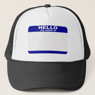 Hallo, ist mein Name… Truckerkappe