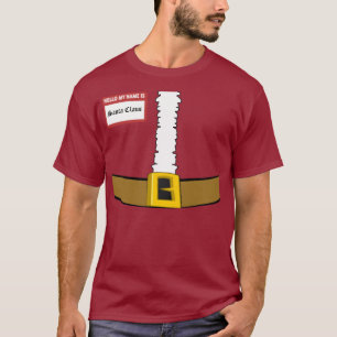 Hallo ist mein Name Weihnachtsmann, Anzugs-, T-Shirt