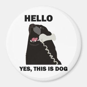 HALLO JA IST DIESES HUNDEtelefontelefon Magnet