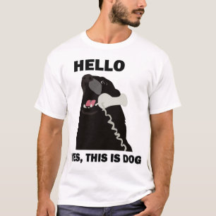 HALLO JA IST DIESES HUNDEtelefontelefon T-Shirt
