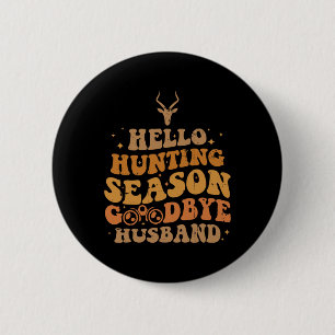 Hallo Jagdsaison Frohe Weihnachten Button