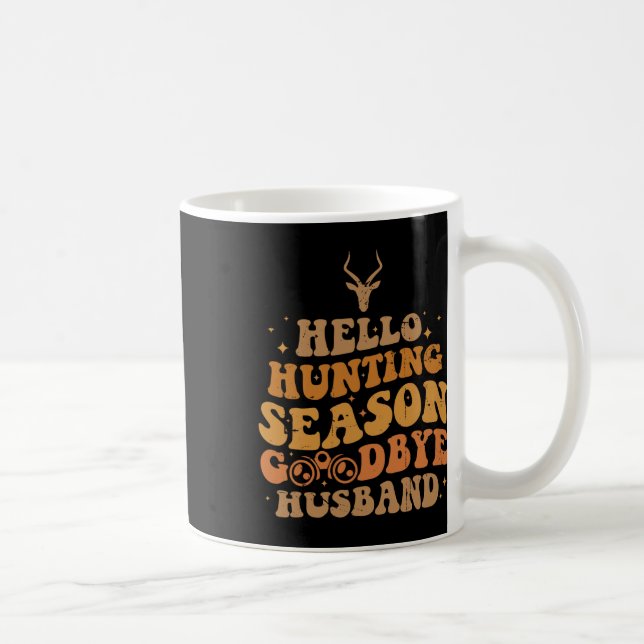 Hallo Jagdsaison Frohe Weihnachten  Kaffeetasse (Rechts)
