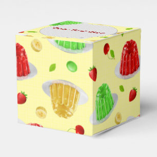 Hallo Jello auf Gelb - Box Geschenkschachtel