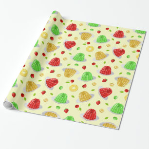Hallo Jello Geschenkpapier - auf Gelb
