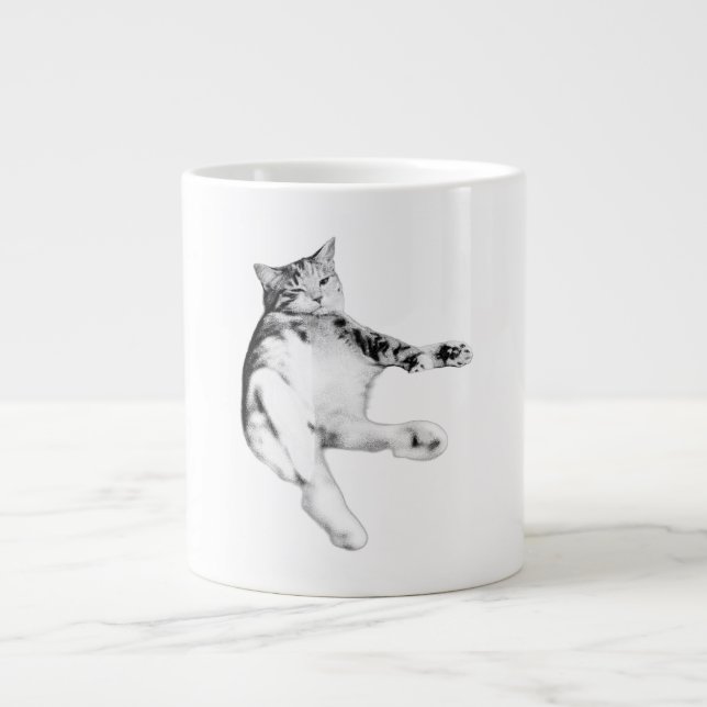 Hallo Jumbo-Tasse (Vorderseite)