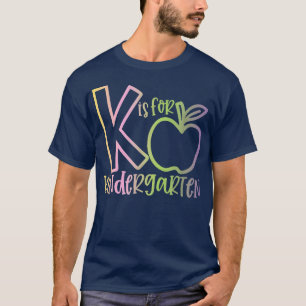 Hallo K is for Kindergarten Kids Teachers Back to T-Shirt