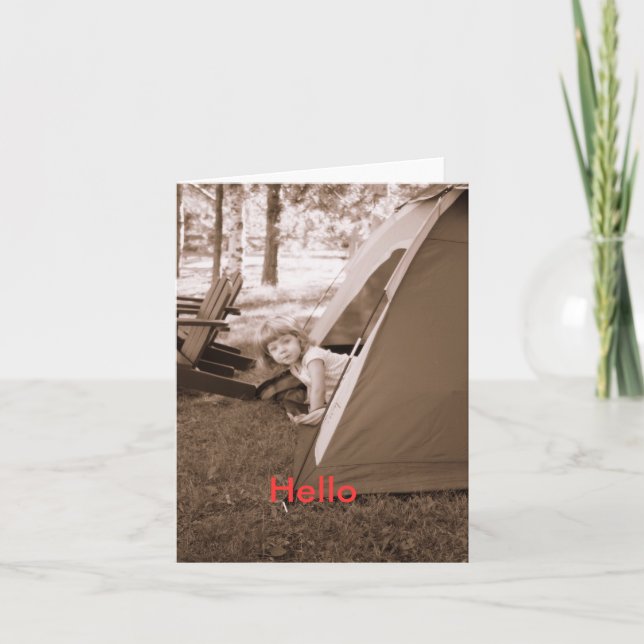 Hallo Karte (Vorderseite)