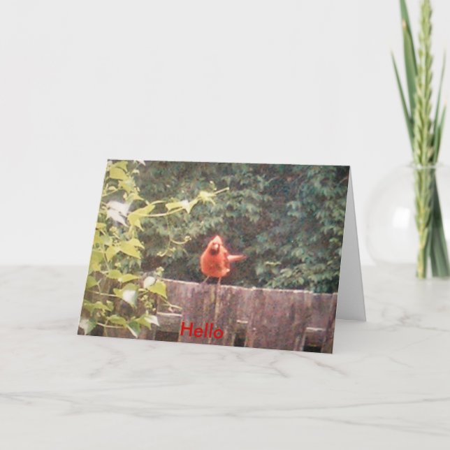 Hallo Karte (Vorderseite)