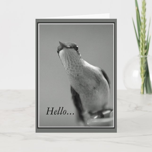 Hallo ... Karte (Vorderseite)