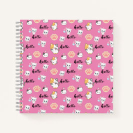 Hallo Kätzchen Notizbuch