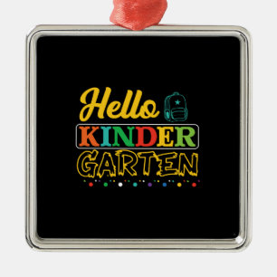 Hallo Kinder Garten Ornament Aus Metall