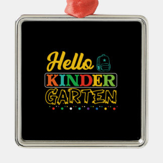 Hallo Kinder Garten Ornament Aus Metall