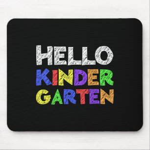 Hallo Kindergarten Byck Zur Schule Mousepad