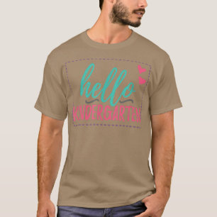 Hallo Kindergarten für Kindergarten Mädchen, Teach T-Shirt