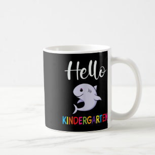 Hallo Kindergarten Hai Lehrer Schüler Zurück zur S Kaffeetasse