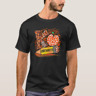 Hallo Kindergarten Leopard Bleistift zurück in die T-Shirt