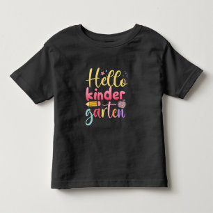 Hallo Kindergarten Niedliches Kleinkind T-shirt