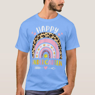Hallo Kindergarten Rainbow Lehrer Kinder zurück in T-Shirt