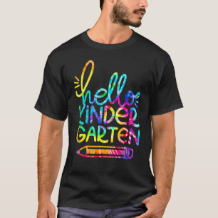 Hallo Kindergarten Stift zurück zum Schullehrer K T-Shirt