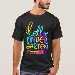 Hallo Kindergarten Stift zurück zum Schullehrer K T-Shirt