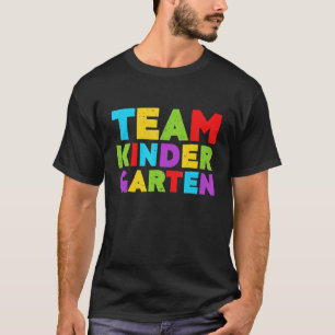 Hallo Kindergarten Team Kinder zurück zum Schulleh T-Shirt