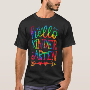 Hallo Kindergarten Zurück zur Gefärbte Krawatte Gr T-Shirt