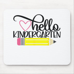 Hallo Kindergarten Zurück zur Lehrerin Mousepad