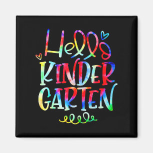 Hallo Kindergarten zurück zur Schule Geschenke für Magnet