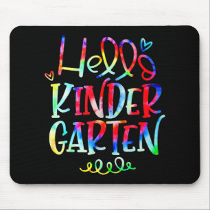 Hallo Kindergarten zurück zur Schule Geschenke für Mousepad