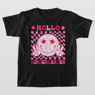 Hallo Kindergarten - Zurück zur Schule Groovy T-Shirt