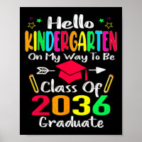 Hallo Kindergarten zurück zur Schulklasse 2036 Gr