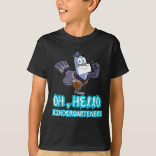 Hallo Kindergarteners Niedliche Taube Kindergarten T-Shirt