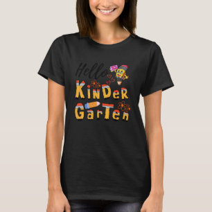 Hallo Kindergartenerzieherin, Mädchen Kokette Schl T-Shirt