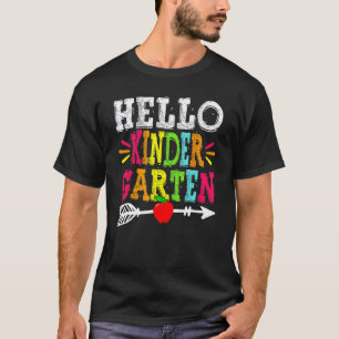 Hallo Kindergartenerzieherin Zurück zur Schule Sch T-Shirt