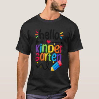 Hallo Kindergartenteam Kindergarten Zurück zur Sch T-Shirt
