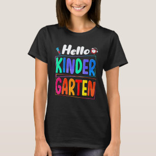 Hallo Kindergartenteam Kindergarten Zurück zur Sch T-Shirt