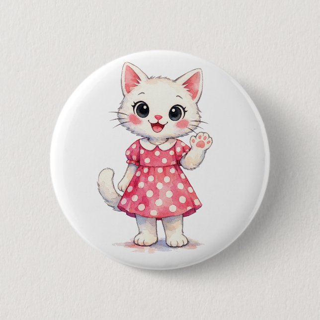Hallo Kitty! Button (Vorderseite)