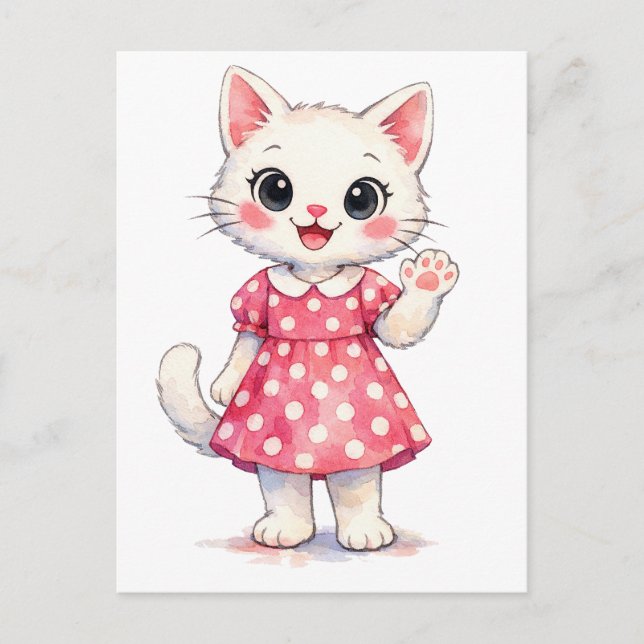 Hallo Kitty! Postkarte (Vorderseite)
