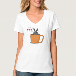 Hallo kleiner grauer Hase T-Shirt
