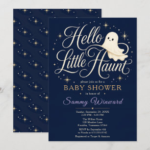Hallo kleiner Spuk Halloween-Baby-Party Einladung