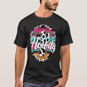 HALLO Kuh Leopard Kaktus Serape Kaktus Druck Türk T-Shirt