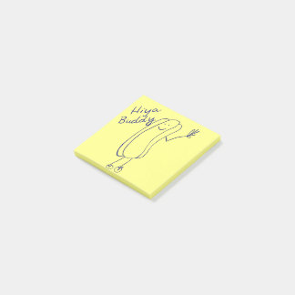 Hallo Kumpel Post-It-Notizen Post-it Klebezettel